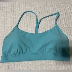 Lululemon flow Y bra in light blue